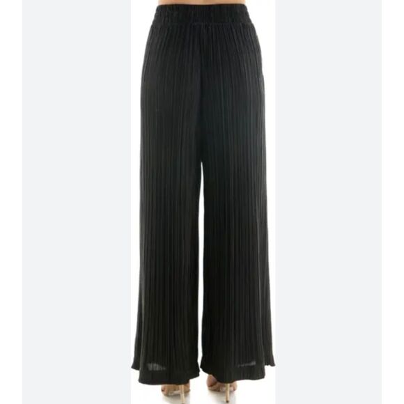 NWT Urban Social Plissé Wide Leg Pants - Picture 2 of 6